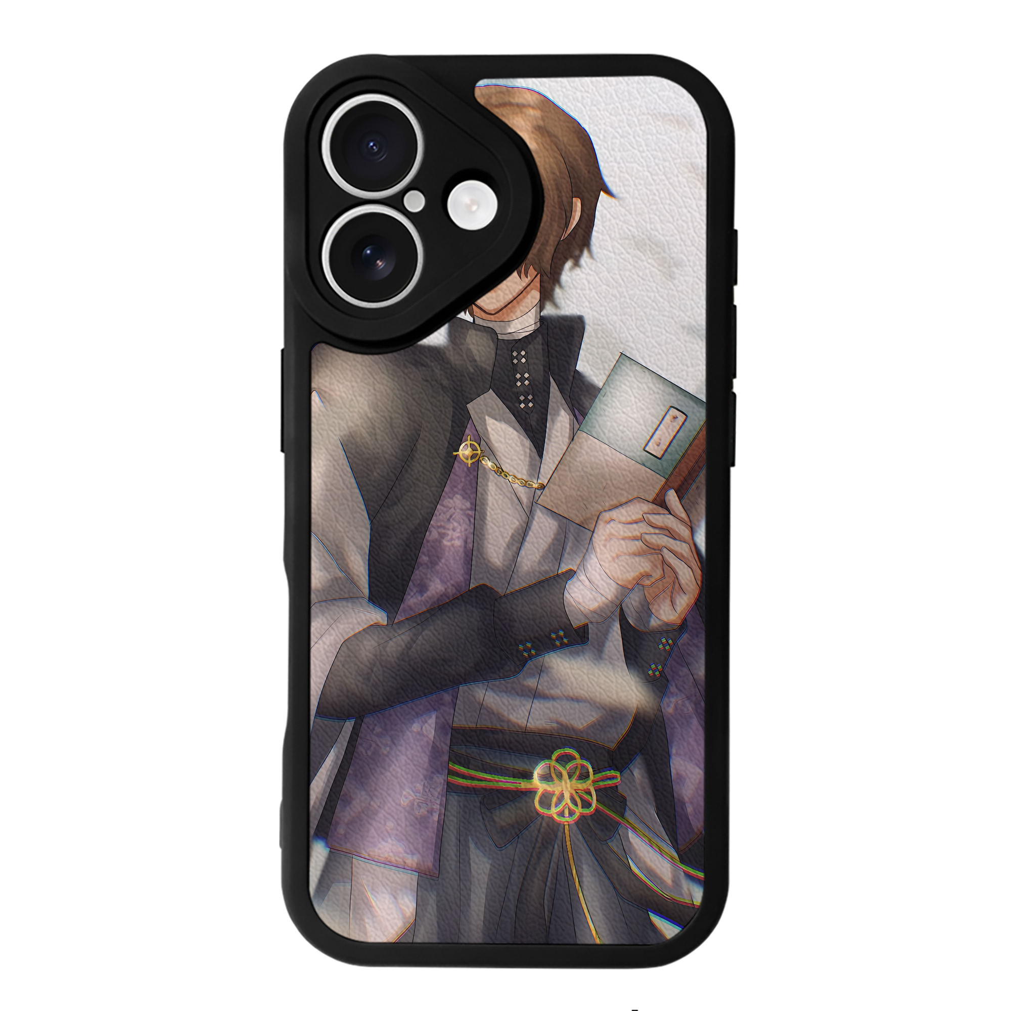 （画像用） 文豪ストレイドッグス Bungo Stray Dogs 【iPhone 16シリーズ対応】シリコンスマホケース（レザー調） 材質：シリコン